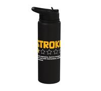 Stroke Too Expensive Would Not Recommend Stroke Awareness Stainless Steel Insulated Water Bottle