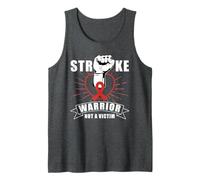 Stroke Warrior Not A Victim Design for Stroke Awareness Tank Top