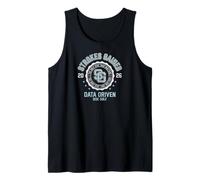 Strokes Gained Data Nerd Disc Golf Crest Tank Top
