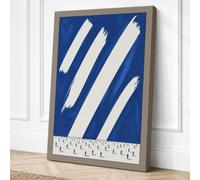 Strokes Over the City Canvas Wall Art Print 18x12 Inch (46 x 30 cm)