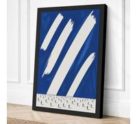 Strokes Over the City Canvas Wall Art Print 30x20 Inch (76 x 51 cm)