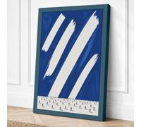 Strokes Over the City Canvas Wall Art Print 36x24 Inch (91 x 61 cm)