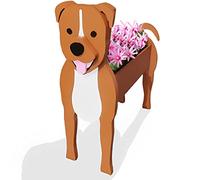 Strolfay Dog Planter - Cute PVC Herb Flower Pot, Indoor/Outdoor, 9.45in*5.79 * 13.39in for Pet Lovers