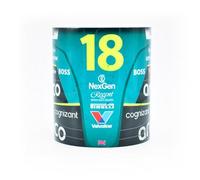 Stroll #18 2025 Mug - Formula Racing - Alonso - Cars - One - Lance - Gift Ideas - Coffee & Tea Cup - Merch - Souvenir - Home Office Decor - Fun Fans - AMR Green & Carbon Fiber - Aston British Team