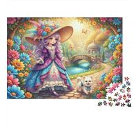 Stroll Through Time 1000 Piece Jigsaw Puzzle,Stress Relief,Impossible Challenge,Adults & Kids 14+ Little Princess,Home Wall Decor,Gift Idea,Premium,Educational Toy 52x38cm
