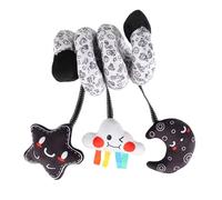Stroller Activity Plush Toy | High Contrast Stroller Activity Toy with Music,Lightweight Car Interior Accessories, Interactive Early Education Tool for Sensory Development