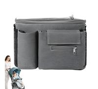 Stroller Bag Organizer | Stroller Cup Holder Bag | Transparent Pouch Waterproof Touch Tight Storage Accessory For Parents Girls Boys Travel