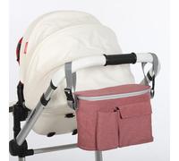 Stroller Caddy, and Insulated Stroller Accessories Double Stroller Organizer with Cmultiple Compartments and Shoulder Strap for Stroller Accessories (Jonlakiagq9xsitgn-7R)