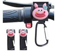 Stroller Carabiner Clip & Bag Hook - 2-Pack Multi-Purpose Stroller Straps | Carabiner X Diaper Bags & Shopping Bags | Practical Accessory for Wheelchairs & Bicycles, 2 Pieces