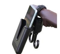 Stroller Clips, Stroller Hooks | Lightweight Stroller Strable with Stable Light Load | Mobile Phone Holder, Accessories Organizer Hook for Mom, Speak Bag