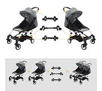 Stroller Connectors, Turn 2 Strollers into an Instant Tandem Stroller, Fits Most Strollers, Pack of 3