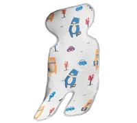 Stroller Cooling Mat | Children Car Seat Cushion Pad,Cute Breathable Cover Cushion Ice Silk Double-Sided Carseat Liner for Boys & Girls