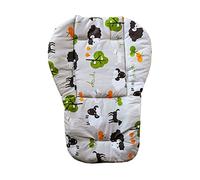 Stroller Cotton Pad Baby Cushion Children's Dining Chair Cushion Stroller Cotton Pad Grey