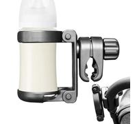 Stroller Cup Holder Attachment, Mobility Scooter Cup Holder, Folding Drink Organizer, ABS Build, Removable Design, Golf RV Treadmill Hospital Kayak Bike Cart Truck Car Home