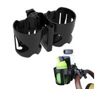 Stroller Cup Holder with Phone Holder, 3-in-1 Bottle Holder, 360 Degrees Rotation Drink Holder for Wheelchair, Stroller, Bike, Walker, Scooter, Bicycle, Uppababy, Nuna, Bugaboo, Doona.