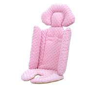 Stroller Cushion, Breathable Stroller Mat with Head and Body Support, Soft Stroller Liner, Stroller Cushion, Breathable and Soft Stroller Mat for Kids