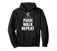Stroller Dad Life Fatherhood Pride Active Parenting Vibes Pullover Hoodie