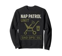 Stroller Dad Life Fatherhood Pride Active Parenting Vibes Sweatshirt
