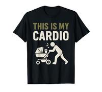 Stroller Dad Life Fatherhood Pride Active Parenting Vibes T-Shirt