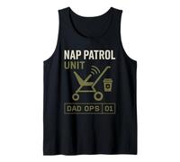 Stroller Dad Life Fatherhood Pride Active Parenting Vibes Tank Top