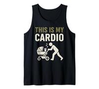 Stroller Dad Life Fatherhood Pride Active Parenting Vibes Tank Top