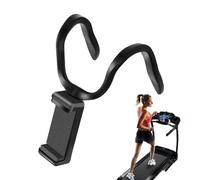 Stroller Device Holder - Adjustable Arm Bracket, mult Angle Mount Clip, Secure Phone Cradle | Durable Shockproof Flexible Frame Feature, 360 Degree Rotating Position Stand For Elliptical Workout