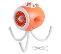 Stroller Fan - 3 Wind Speed Rotatable | Small Pushchair Fan With | Portable Silent Handheld Cooler For Kids Teens Adults Travelers Daycare Summer Walks Beach Park Shopping Camping Home