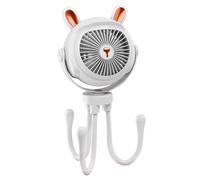 Stroller Fan with Tripod, Octopus Fan, Electric USB Clip On Fan | 500mAh Battery Cooling Tool for Bike Car Seat Student Bed