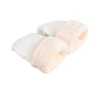 Stroller Gloves Hand Muff - Thick Comfortable Windproof Warmer, Stroller Warmmuffs Mittens, Coral Fleece | Pushchair Winter Travel Handlebars Cold Weather Pram Parents Kids Outdoor Accessories
