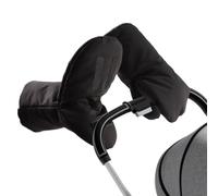 Stroller Hand Muff Windproof Anti-Freeze Pram Hand Warmer Warm Baby Stroller Gloves Pushchair Mittens (Black-2)