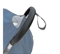 Stroller Handle Cover 2-Piece PU Leather Armrest & Handle Cover Set, Specifically for Babyzen Yoyo & Yoyo2 Stroller(with Hole)