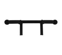Stroller Handle Extender for 1.3 Inch Bar, Heightens Push Grip | Black Plastic and Stainless Steel Build, 4.2 Inch Lift, for Parents Using Pushchairs or Rolling Carts