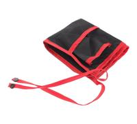Stroller Hanging Bag Organizer, Large Capacity Nylon Storage for Moms | Portable Lightweight Design, Multifunctional Space for Essentials, Red Sl inish
