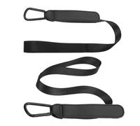 Stroller Harness Straps Polyester Leather 2 Pcs Adjustable Black