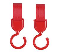 Stroller Hooks - 40g Mommy Hook | 2 Piece Rotating Stroller Clip, Practical Mummy Bag Hooks, Stylish, Suitable for Electric Vehicles, Wheelchairs, 360 Degree Swivel