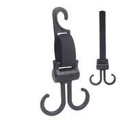 Stroller Hooks for Bags | Stroller Hooks Organizer Clip for Diaper Bags | Non-Slip Double Hangers Rotatable Seat Back Organizers Car Accessories for Wheelchair Shopping Walking