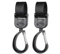 Stroller Hooks Set - 2pcs Pram Hook Clips | buggyy Clips Set for Parents | Pram Clips for Bag | buggyy Clips Carrier Pram Hooks | Pram Bag Holder Uniiversal Hooks Accessories for Stroller, Car