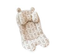 Stroller Liner, Reversible Cooling Cushion Pad, Breathable Washable Fabric Insert, Soft Foam Comfort Layer Build, Stroller Padding System, Nursery Outdoor Road Trip Vacation 28.35x14.57x3.94 in
