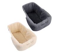 Stroller Mat Pets - 17.7, 13.8 Inch Winter Cushion for Comfortable Warmth, Soft Padding with Magnetic Fixing, Dog Cat Travel Liner for Car Rides, Walks, Park, Outdoor Cafe, Puppy Kitten, Waterproof