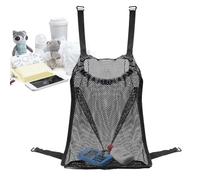 Stroller Mesh Bag Organizer - Clip On Storage Net With Adjustable Straps, Lightweight Baby Pouch | Hanging Organizer For Toys, Diapers, Snacks, Pram Storage Basket For Toddler Gear, Travel Or Daily Wa