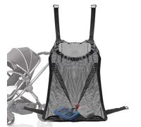 Stroller Mesh Net Bag - Baby Stroller Bag | Stroller Mesh Bag Organizer | Stroller Organizer | Adjustable Straps, Large Capacity Storage Container For Diaper Toy Snack, Cargo Net, Stroller Accessories