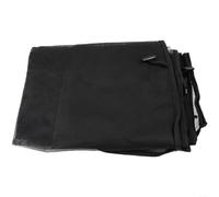 Stroller Mesh Net Cover - Bug & Sun Protection Shade for Beach Carts 88x48x50 cm Universal Fit Black Enclosure for Outdoor Safety