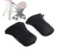Stroller Mittens - Waterproof Winter Gloves for Hand Warmth, Anti-Static Lining with Adjustable Fit, Insulated for Parents and Caregivers, Outdoor Use in Cold Weather, 12.5 Inches