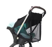 Stroller Mosquito-Net & Sun Shade Cover Sun Protective Canopy Toddler Pushchair Bug-Netting Windproof Sunshade For Pram Infant Carseat Canopy Carriage Sun Canopy Stroller Shade Cover Pram Bug-Netting