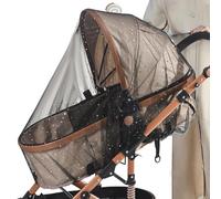 Stroller Net Cover - Breathable Polyester Mesh, 2 Pack Reusable Honeycomb Net Covver, Universal Sun Shade, Dust Proof Stroller Covers, Fine Mesh Carrier Covers | Lightweight Summer Walking Cover