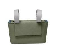 Stroller Organizer Bag, Portable Storage Caddy, Large Capacity Baby Accessories, Multifunctional Mom Handbag, Multiple Pockets for Diapers (Green)