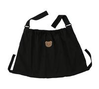 Stroller Organizer Bag - Spacious Stroller Storage Bag Cute Bear Print Design Strollers Organizer, Black, 27.56×15.75 Inch
