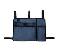 Stroller Organizer Bag, Wheelchair Bags for Back,Multi-Pocket Stroller Organizer Bag - Wheelchair Side Bag with Cup Holder for Wheelchairs,Walker, Blue, Se référer au descriptif, Refer to description