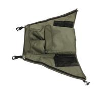 Stroller Organizer Bag with Large Capacity for Umbrella Strollers | Oxford Cloth, Elastic Side Mesh Pocket, Double Zipper Closure, Green Finish, Layered Sections, for Diapers