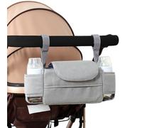 Stroller Organizer - Multiple Compartments Stroller Pouch Versatile and Spacious | Nursing Products Organizers for Tissue Paper, Nursing Bottle, Diapers Fulenyi